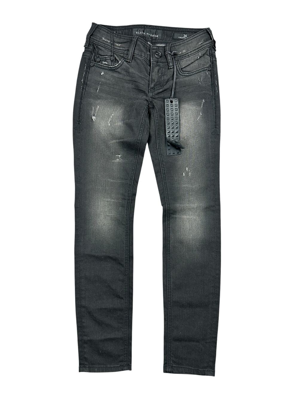 Affliction Black Premium Raquel Skinny Fit Jeans Journey Black NWT — Size 24